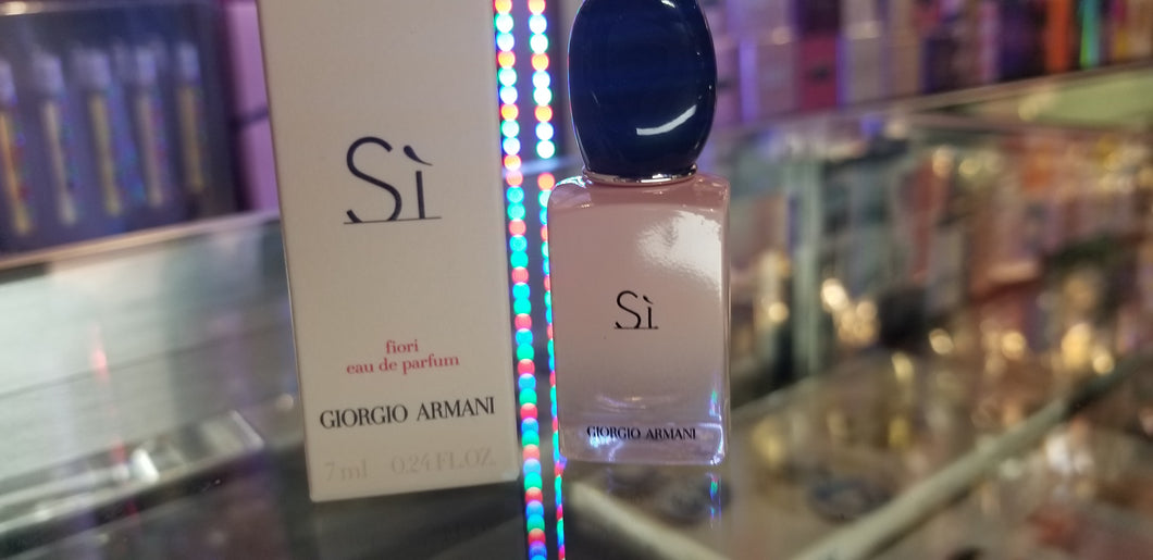 Giorgio Armani EDP Si Fiori Travel Mini Size 7 ml / 0.24 fl oz NEW in Box Women - Perfume Gallery