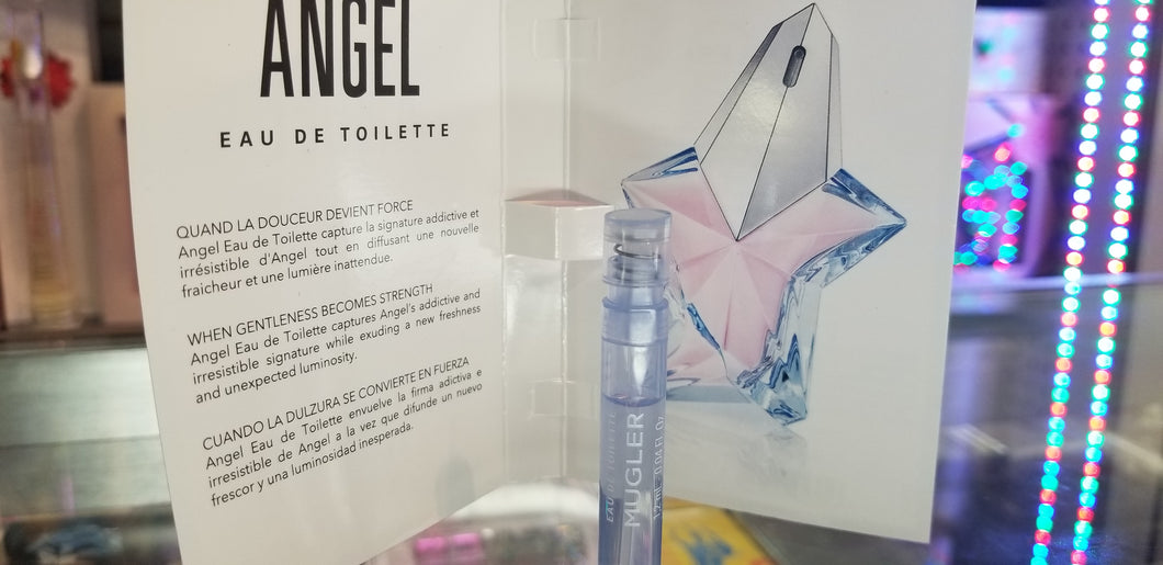 Angel by Thierry Mugler 1.2 ml / 0.04 oz Spray Vial EDT Toilette Women NEW CARD - Perfume Gallery