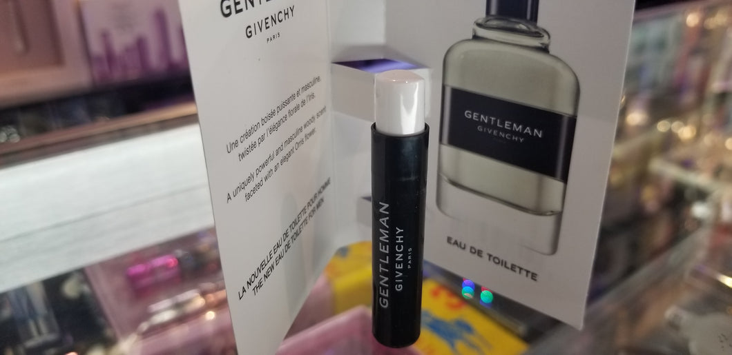 Givenchy Gentleman Eau de Toilette Spray 1 ml 0.03 oz Mini for Men NEW Vial - Perfume Gallery