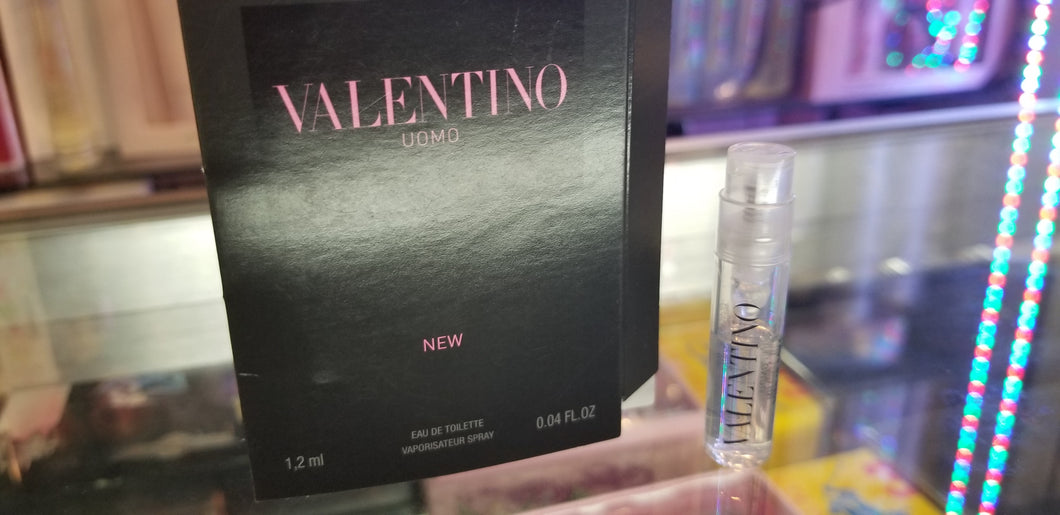 Valentino Uomo 1.2 ml 0.04 oz EDT Eau de Toilette Spray for Men New in Vial Card - Perfume Gallery