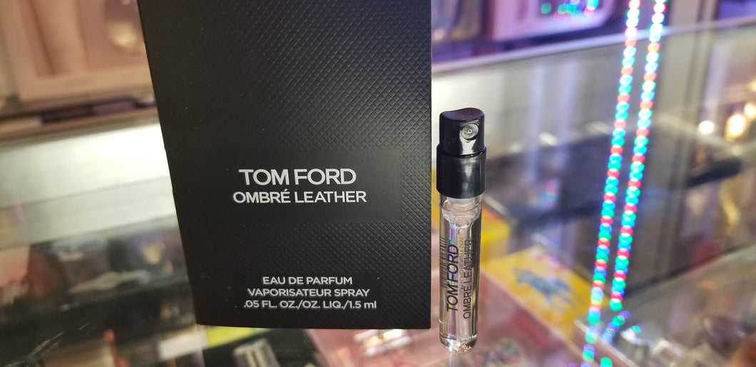 Tom Ford Ombre Leather 0.05 oz 1.5ml Eau de Pafum EDP Spray Vial Unisex NEW CARD - Perfume Gallery