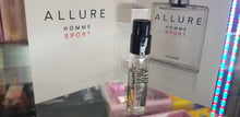 Load image into Gallery viewer, Allure Homme Sport by Chanel Cologne EDT For Men Vial Spray 0.05 oz 1.5 ml NEW - Perfume Gallery
