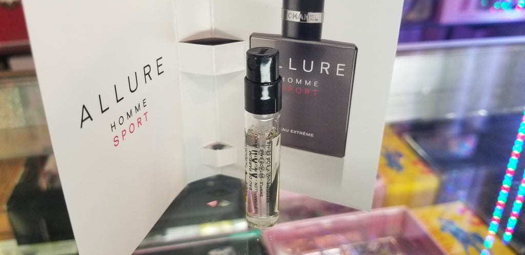 Allure Homme Sport Eau Extreme by Chanel Cologne EDP For Men Vial Spray 0.06 oz 2 ml NEW - Perfume Gallery