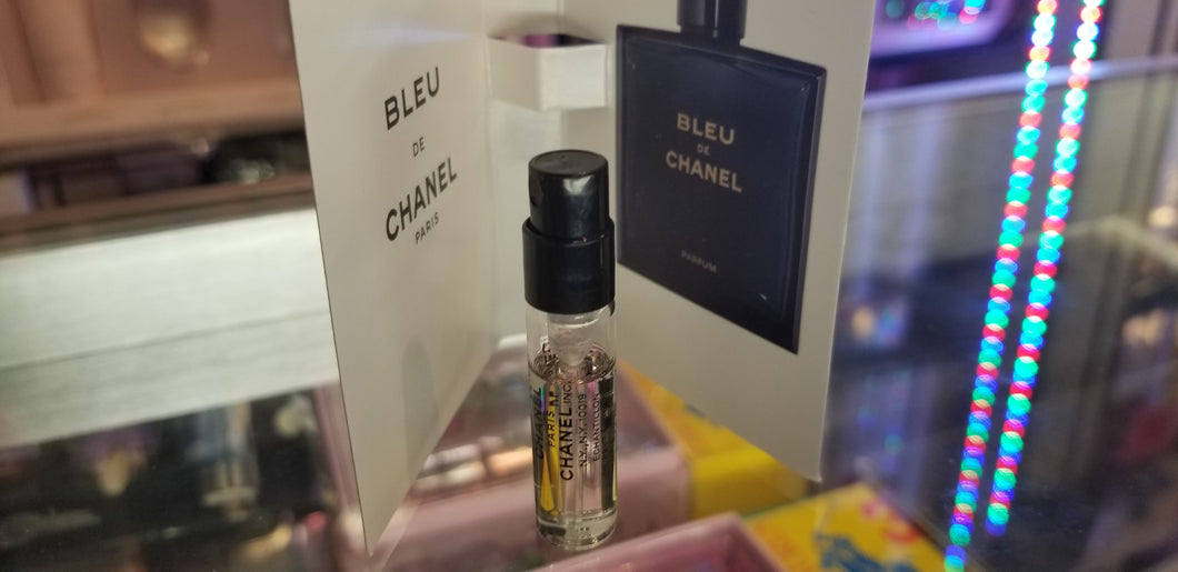 Bleu de Chanel Paris Parfum Pour Homme 1.5 ml 0.05 oz Cologne for Men NEW in Card - Perfume Gallery