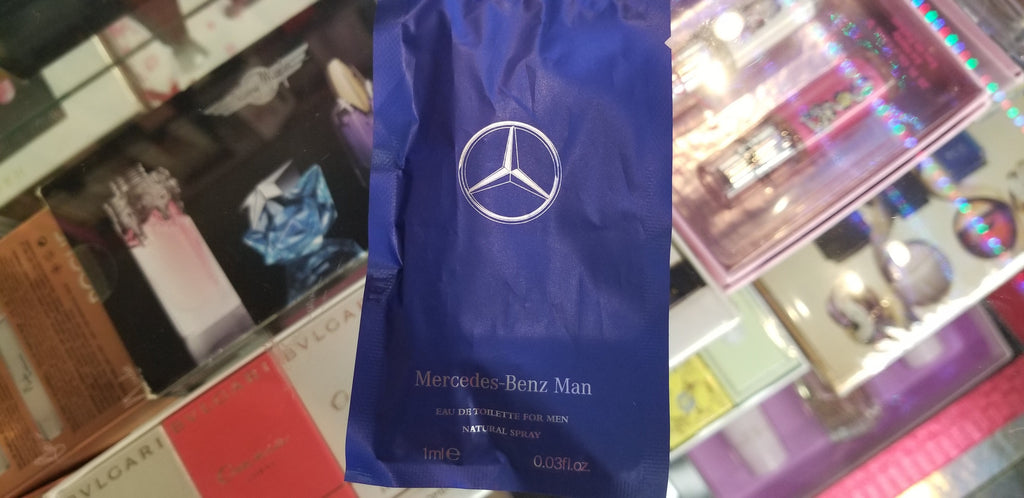 Mercedes-Benz Man EDT Eau de Toilette For Men Vial Spray 0.03 oz 1 ml NEW - Perfume Gallery