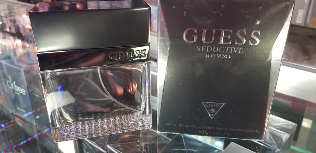 Guess Seductive Homme by Guess 3.4 oz 100 ml Eau de Toilette EDT Spray Men Sealed - Perfume Gallery