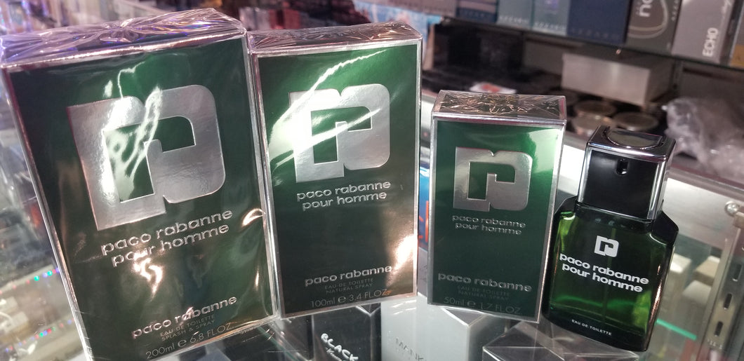 Paco Rabanne Pour Homme 1.7 3.4 6.8 oz / 50 100 200 ml Eau de Toilette Spray NEW - Perfume Gallery
