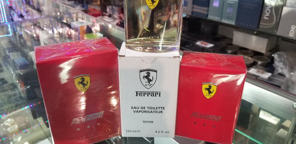 Scuderia Ferrari Red EDT 2.5 4.2 oz / 75 125 ml EDT or TST For Men by Ferrari NEW - Perfume Gallery