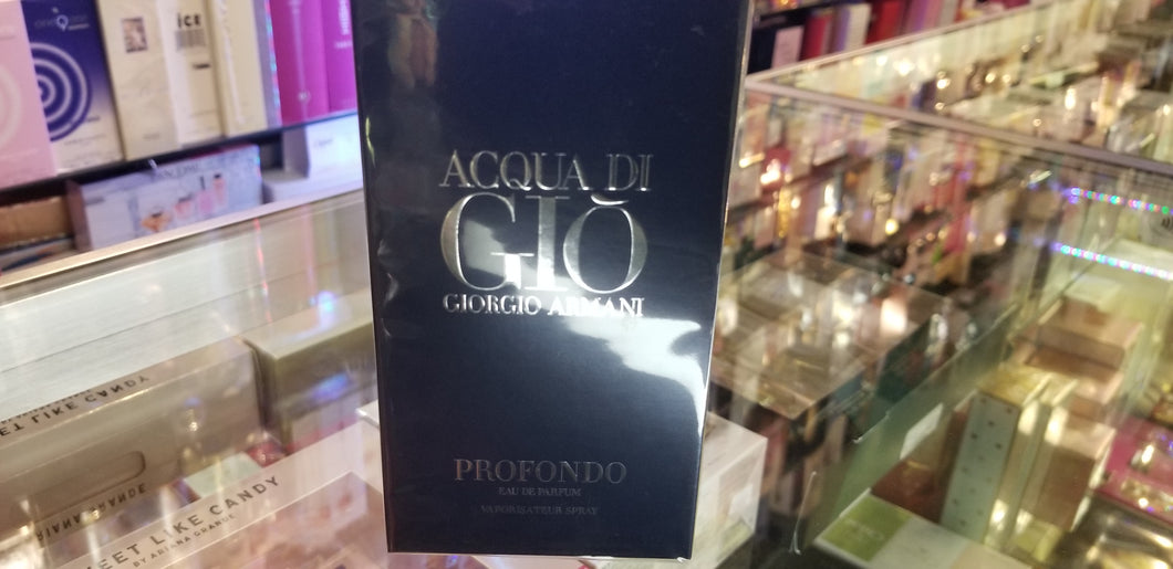 Acqua Di Gio PROFONDO by Giorgio Armani 4.2 oz EDP Spray for Men New Sealed Box - Perfume Gallery