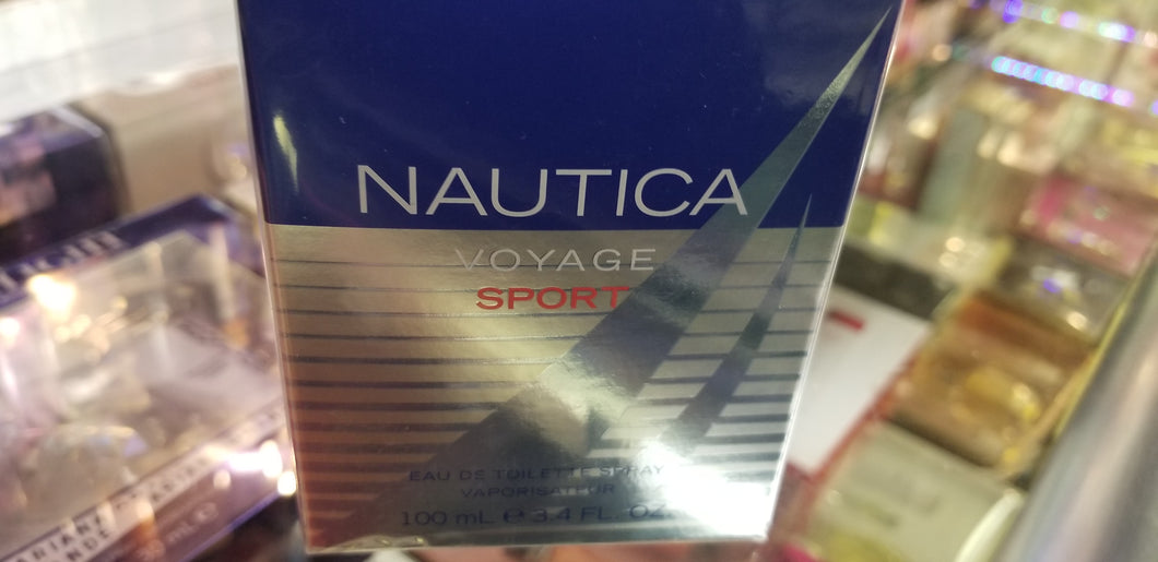 Nautica VOYAGE SPORT 3.4oz / 100 ml Eau de Toilette EDT Spray for Men SEALED BOX - Perfume Gallery