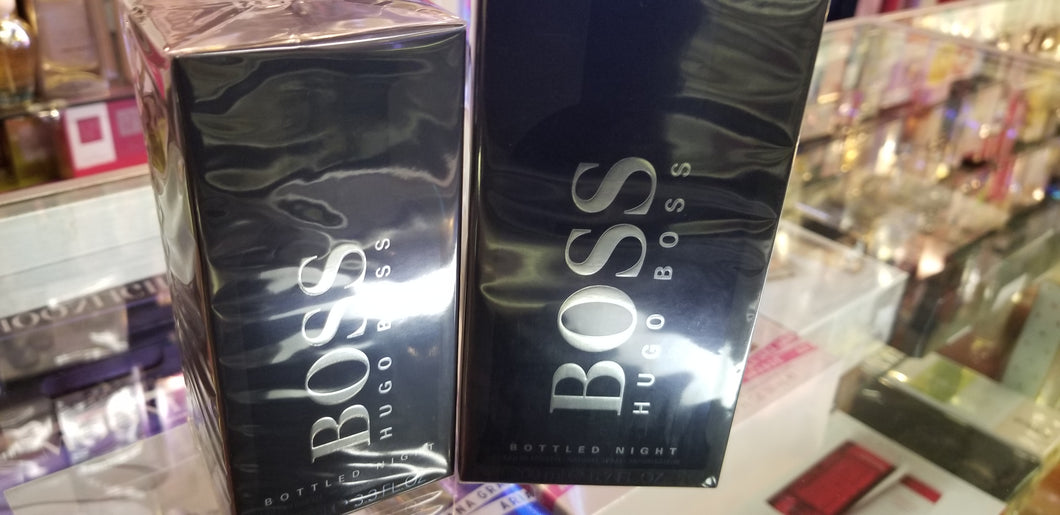 BOSS BOTTLED NIGHT by Hugo Boss Eau de Toilette 3.4 6.7 oz 100 200 ml Spray Men - Perfume Gallery