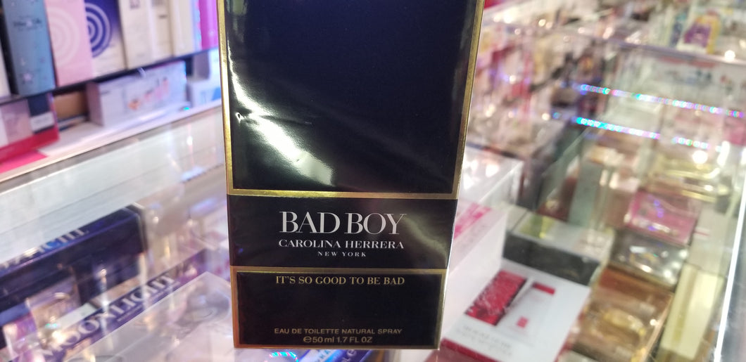BAD BOY by Carolina Herrera New York 1.7oz 50ml Eau de Toilette EDT Men SEALED - Perfume Gallery