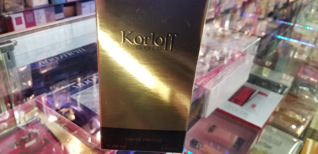 Korloff Gold Perfume by Korloff 3 oz 90 ml Eau de Parfum EDP Spray for Women NEW - Perfume Gallery