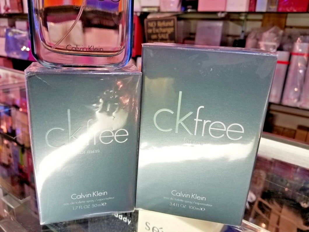 CK Free for Men by Calvin Klein 1.7 or 3.4 oz / 50 or 100 ml EDT Spray ** SEALED - Perfume Gallery