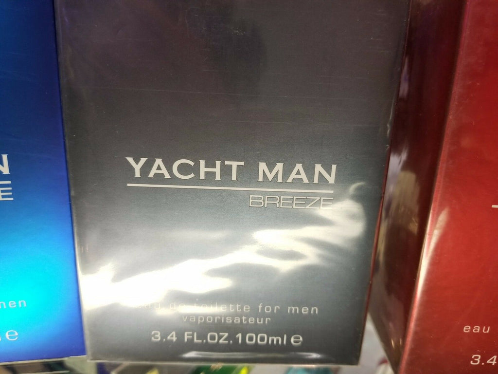 Yacht Man BLUE RED METAL CHOCOLATE BREEZE Cologne by Myrurgia 3.4 oz EDT for Men - Perfume Gallery