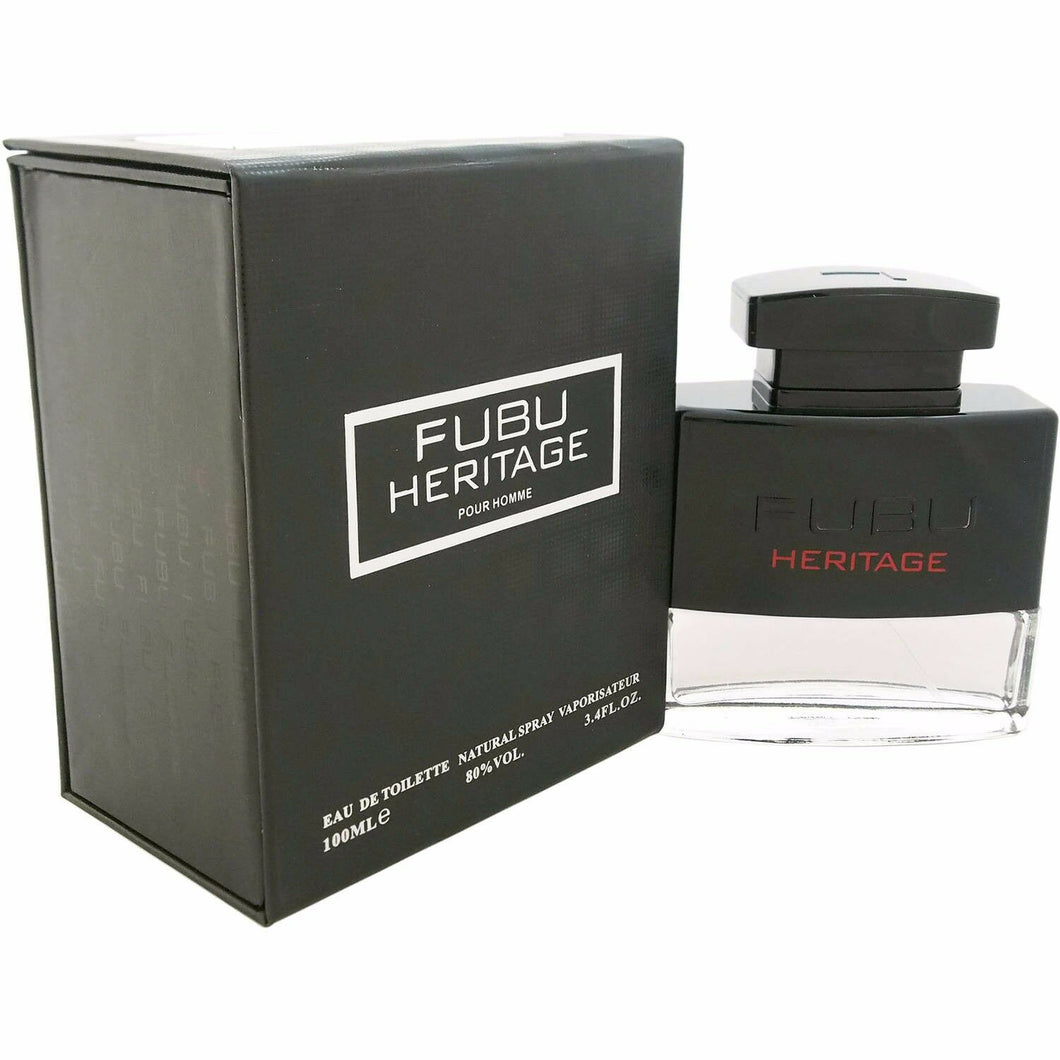FUBU Heritage Pour Homme Cologne for Men EDT Toilette 3.4 oz 100 ml SEALED BOX - Perfume Gallery