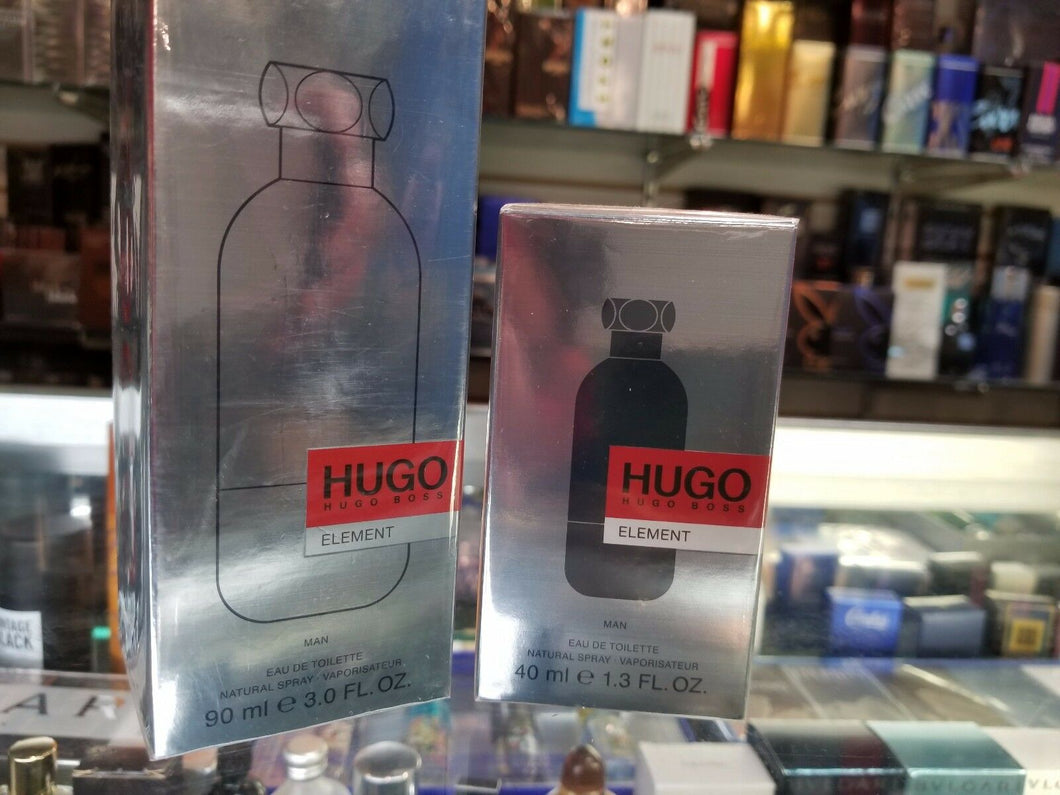 Hugo ELEMENT by Hugo Boss 1.3 / 3 oz Eau de Toilette EDT Spray for Men ** SEALED - Perfume Gallery