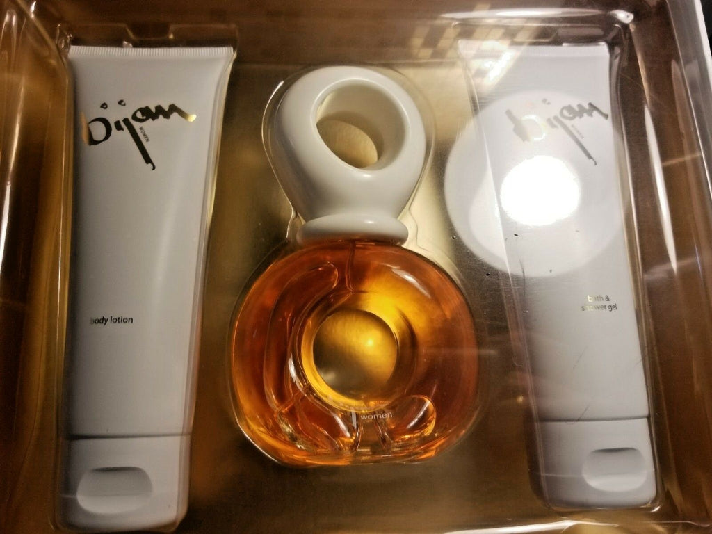 BIJAN Gift Set for Women 2.5 oz EDT Spray + 3.3 oz Body Lotion + Shower Gel RARE - Perfume Gallery