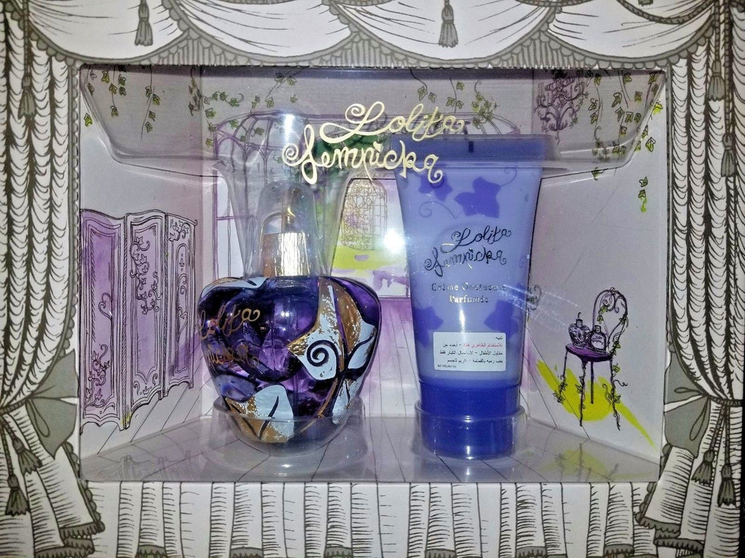 Lolita Lempicka BEAUTIFUL Gift Set 3.4 oz EDP + Perfumed Velvet Cream WOMEN RARE - Perfume Gallery