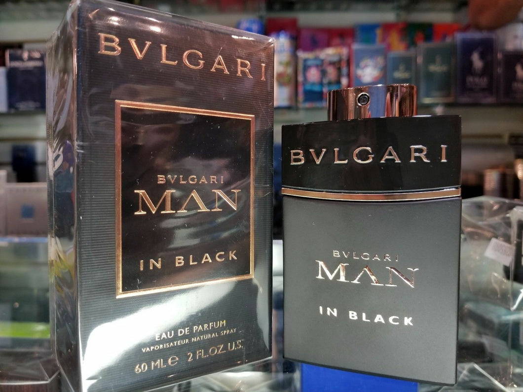 Bvlgari MAN IN BLACK EDP Eau de Parfum 2 oz 60 ml / 3.4 oz 100 ml for Men SEALED - Perfume Gallery