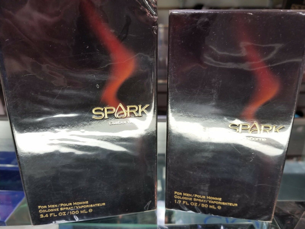 SPARK Claiborne by Liz Claiborne 1.7 3.4 oz EDT Cologne Toilette Men Him SEALED - Perfume Gallery