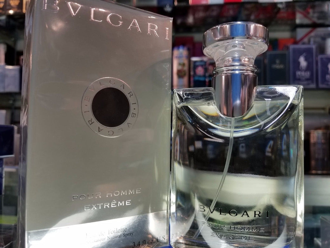 Pour Homme Extreme 3.4 oz / 100 ML By BVLGARI Eau De Toilette For Men*Sealed* - Perfume Gallery