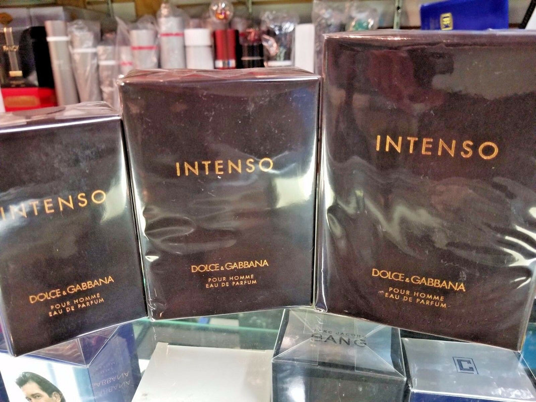 Dolce & Gabbana INTENSO Pour Homme 1.3 2.5 4.2 oz EDP Parfum for Men Him SEALED - Perfume Gallery