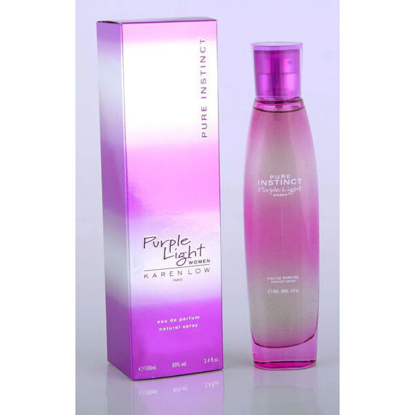Purple Light Women by Karen Low - PURE INSTINCT 3.4 oz 100 ml EDP Spray * SEALED - Perfume Gallery
