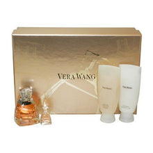 Load image into Gallery viewer, Vera Wang Women Perfume 4 PC EDP GIFT SET Spray 3.4 + Lotion + Mini + Cream NIB - Perfume Gallery
