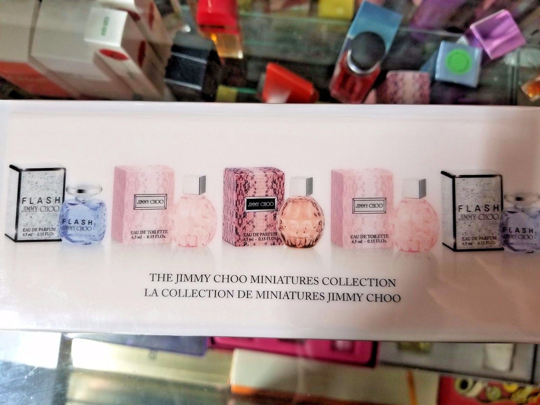 Jimmy Choo Miniatures Collection 5 Pc Mini Travel Gift Set Women * SEALED BOX - Perfume Gallery