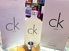 Load image into Gallery viewer, CK ONE 1 by Calvin Klein EDT Eau de Toilette 3.4 oz 100 ml or 6.7 oz 200 ml NEW - Perfume Gallery
