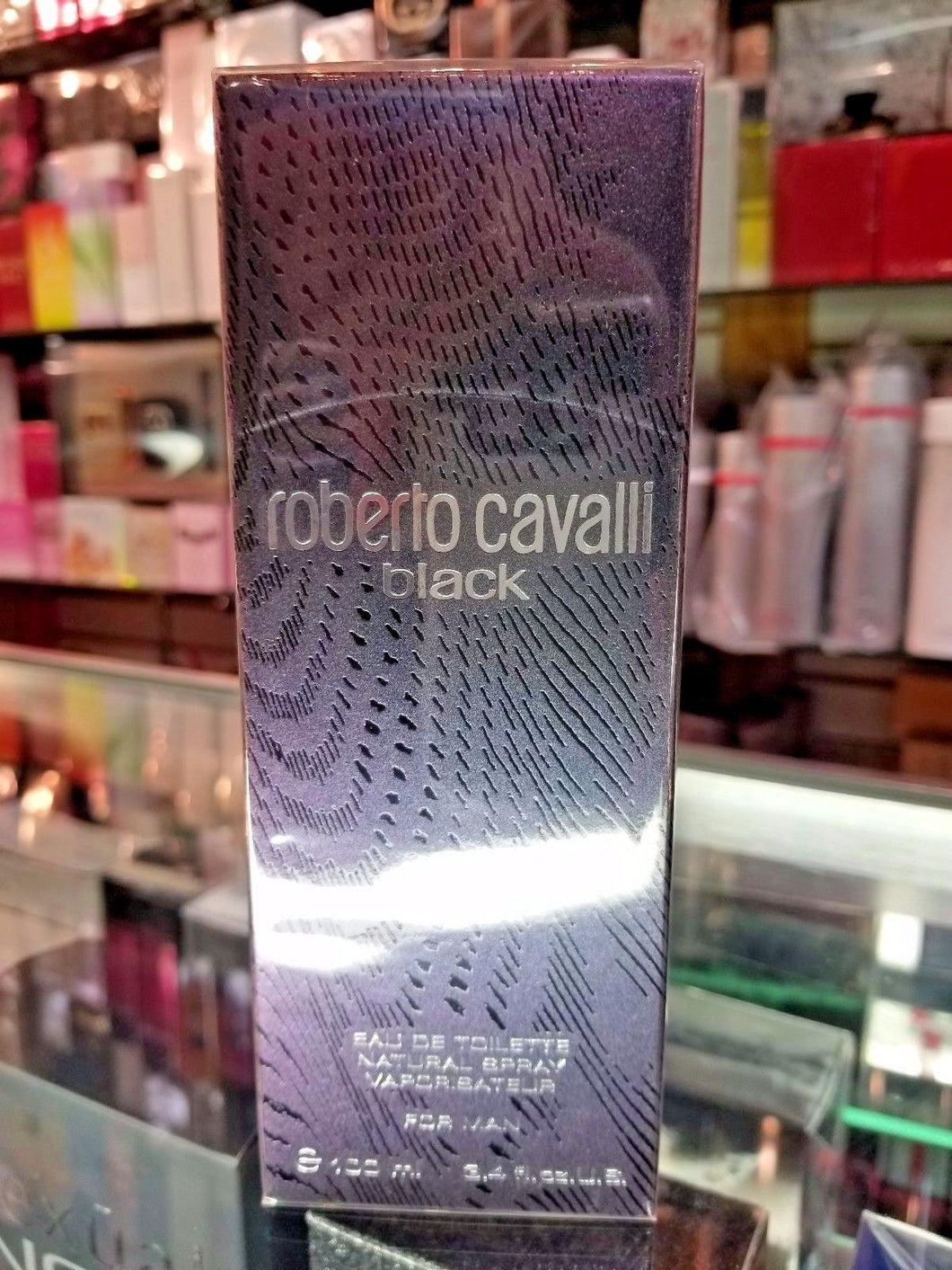 Robero Cavalli BLACK by Roberto Cavalli EDT Spray for Man 3.4 oz 100 ml * SEALED - Perfume Gallery
