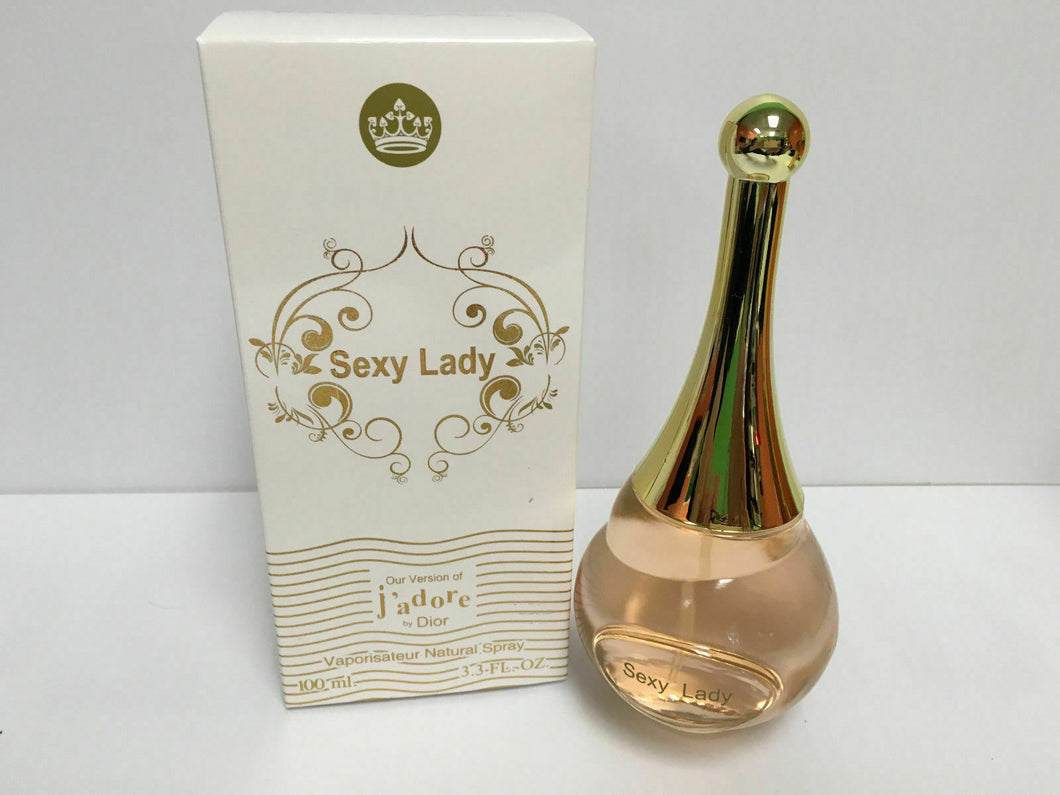 SEXY LADY Our Version of JADORE 3.3 OZ 100 ML WOMEN NATURAL SPRAY SEALED IN BOX - Perfume Gallery