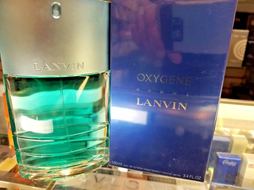 OXYGENE HOMME by Lanvin 3.4 oz / 100 ml EDT Spray for Men * NEW IN SEALED BOX * - Perfume Gallery