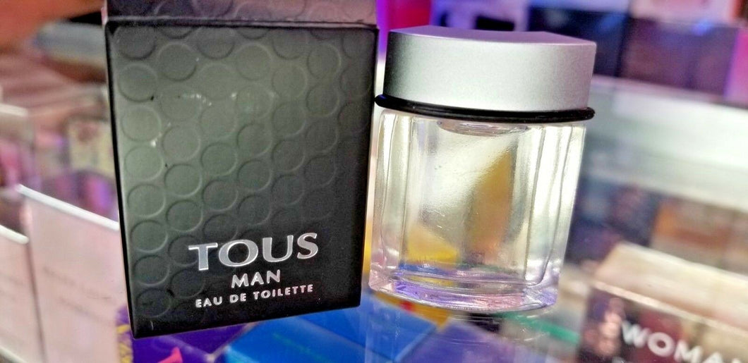 Tous Man by Tous Mini EDT Eau de Toilette 0.15 .15 oz 4.5 ml Mini Perfume IN BOX - Perfume Gallery