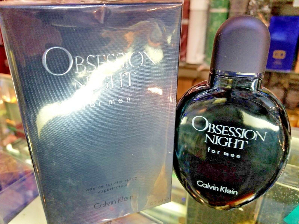 Obsession NIGHT for Men by Calvin Klein 4 fl. oz / 125 ml EDT Spray for Him NEW - Perfume Gallery
