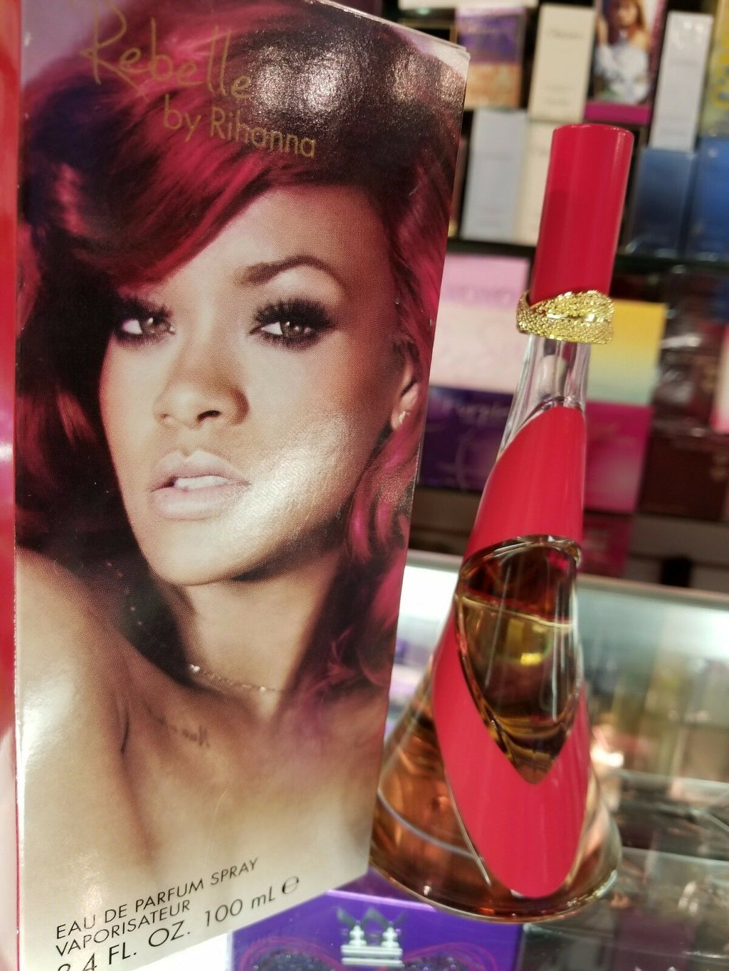 Rihanna REBELLE | REB'L | FLEUR NUDE .019 oz 3.4 oz EDP Spray for Women * SEALED - Perfume Gallery
