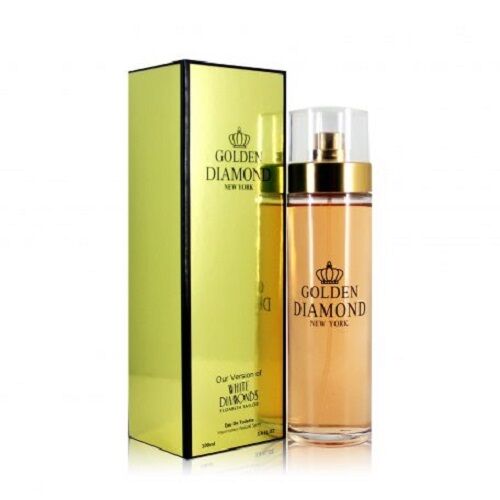 Golden Diamond Our Version of White Diamonds Perfume 3.4 oz 100 ml EDT ** SEALED - Perfume Gallery