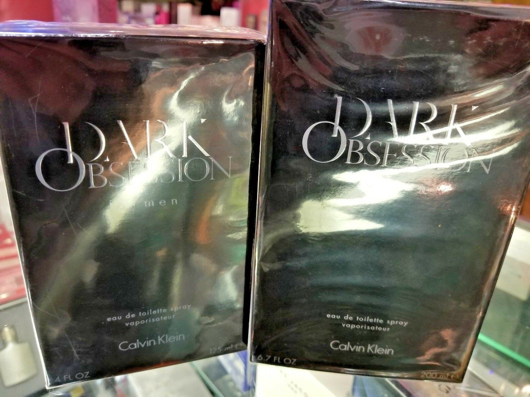 DARK Obsession for Men by Calvin Klein 4 or 6.7 oz / 125 or 200ml EDT Spray NEW - Perfume Gallery
