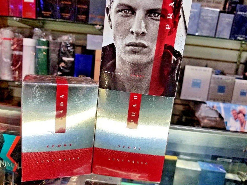 PRADA Luna Rossa SPORT Pour Homme 1.7 50 ml or 3.4oz 100 EDT Toilette Men SEALED - Perfume Gallery