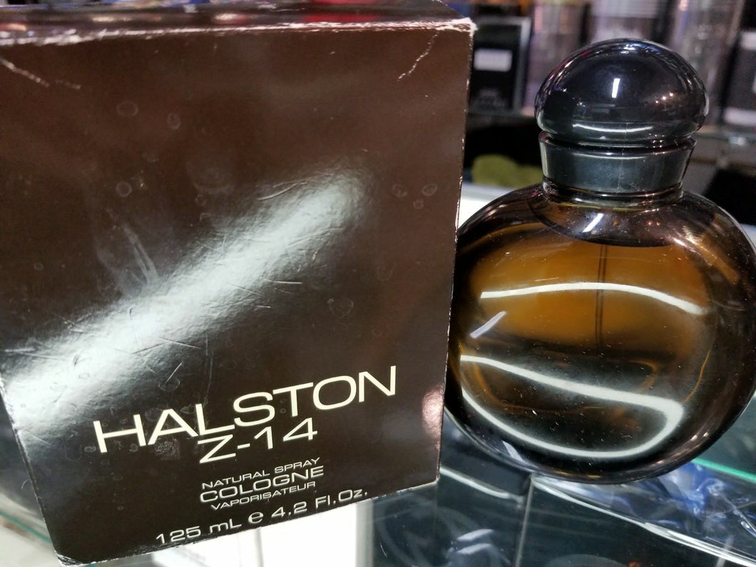 Halston Z-14 Z14 Cologne Natural Spray for Men Him 4.2 fl oz 125 ml NEW IN BOX - Perfume Gallery