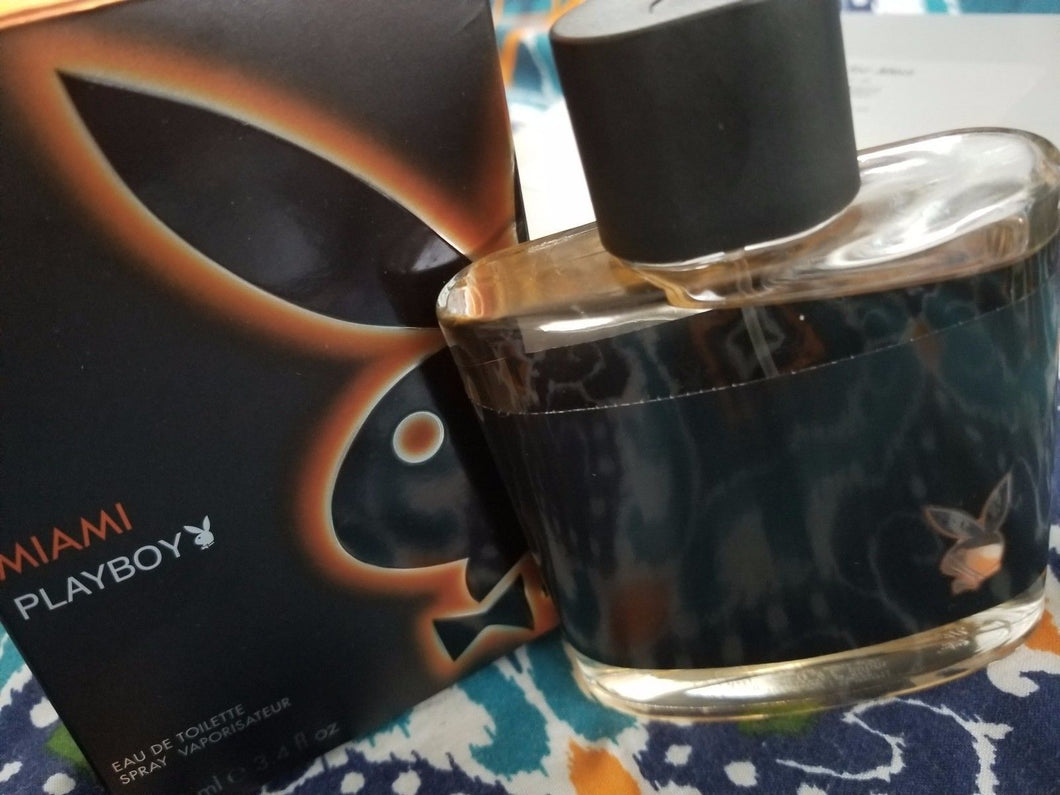 Playboy MIAMI By Playboy EDT Toilette Spray for Men 3.4 oz / 100 ml - New in Box - Perfume Gallery