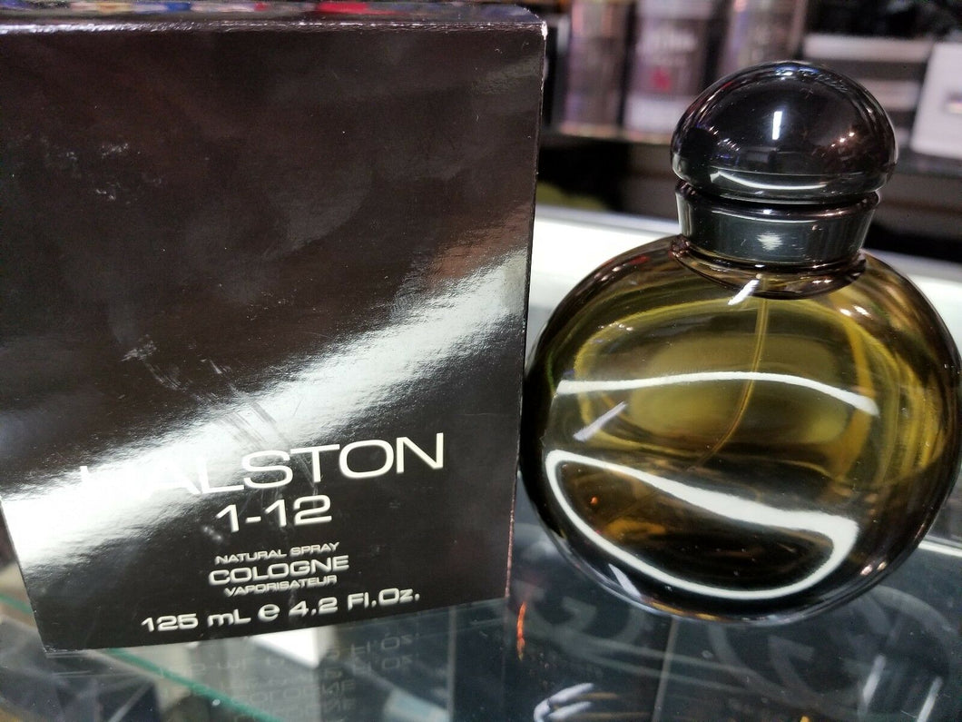 Halston 1-12 112 Cologne Natural Spray for Men Him 4.2 fl oz 125 ml NEW IN BOX - Perfume Gallery