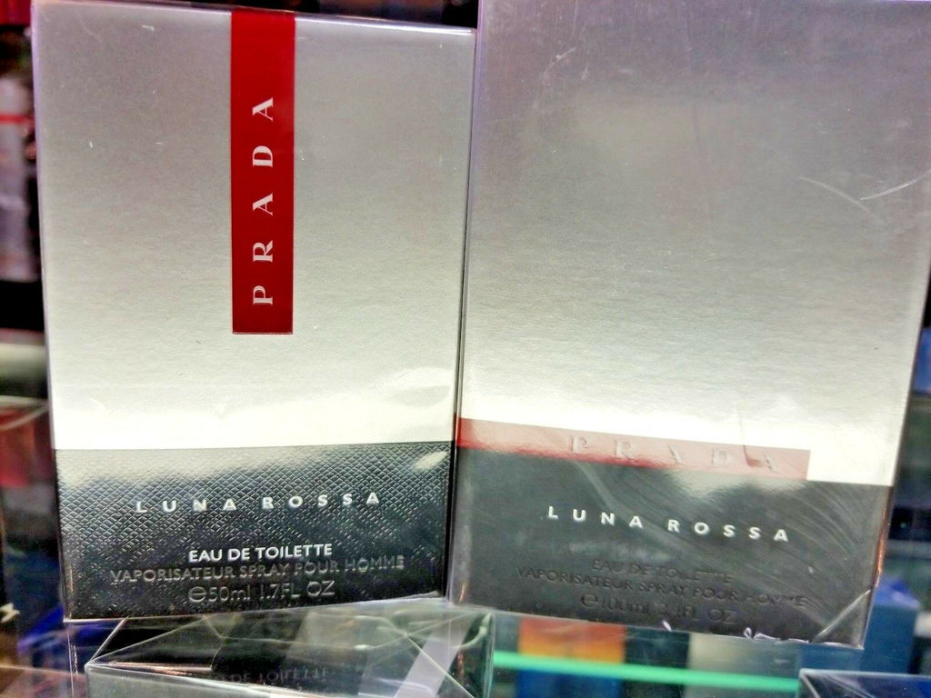 PRADA LUNA ROSSA Pour Homme 1.7 50 ml or 3.4oz 100 EDT Toilette Men * NEW SEALED - Perfume Gallery