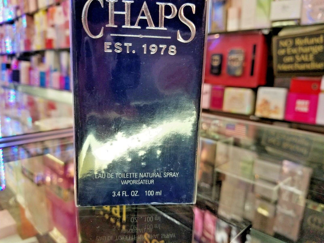 CHAPS Est. 1978 3.4 oz / 100 ml Eau de Toilette EDT Spray Men NEW * SEALED RARE - Perfume Gallery