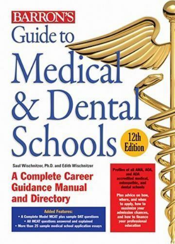 Guide to Medical and Dental Schools: 12th Edition (Barron's Guides) by Saul Wis - Perfume Gallery