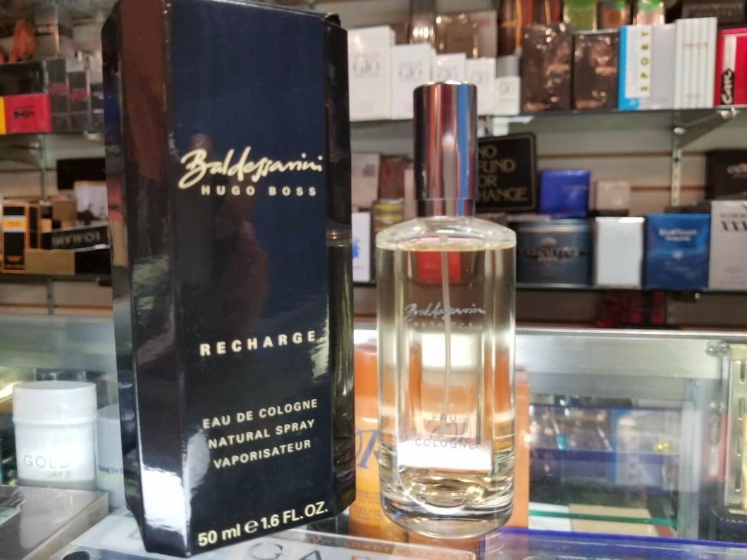 Baldessarini Hugo Boss RECHARGE Eau de Cologne for Men 1.6 oz 50 ml * NEW IN BOX - Perfume Gallery