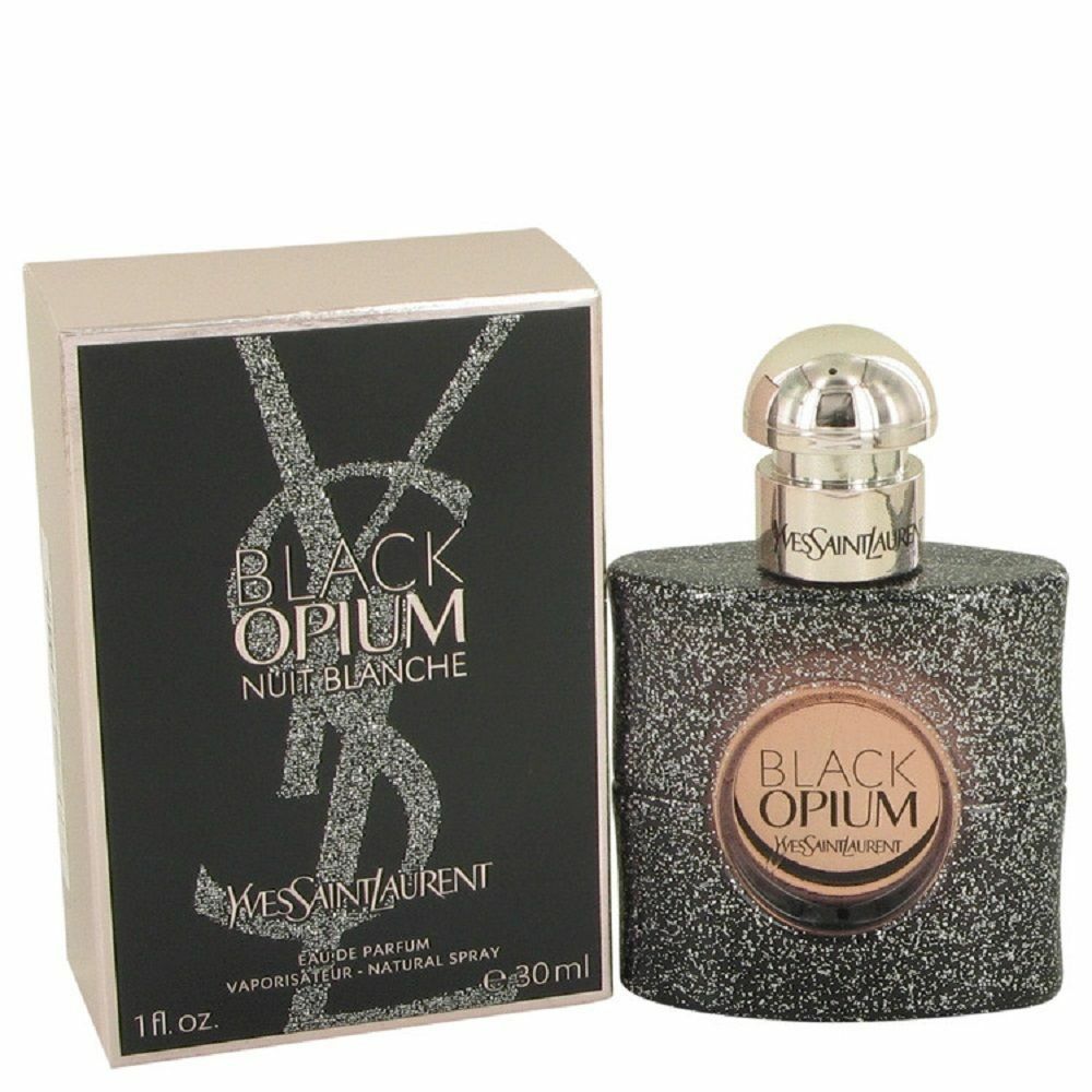 BLACK OPIUM + Nuit Blanche Perfume Yves Saint Laurent EDP Spray 1 oz 3 oz WOMEN - Perfume Gallery