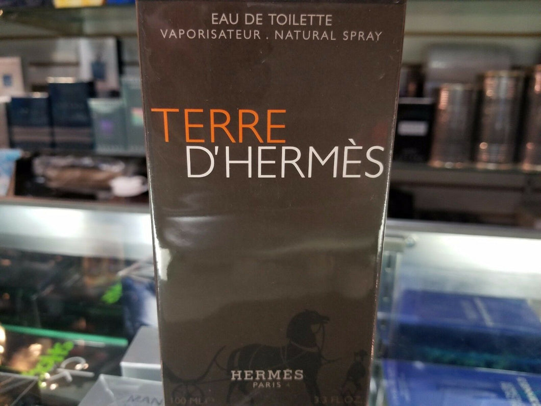 Terre D'hermes By Hermes 3.3 oz EDT Eau De Toilette Spray Men * NEW SEALED BOX - Perfume Gallery