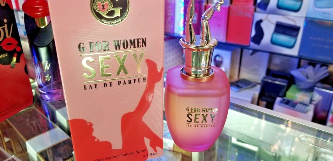 G for Women SEXY by Mirage Brands 100 ml 3.4 oz EDP Parfum Spray SEALED BOX - Perfume Gallery